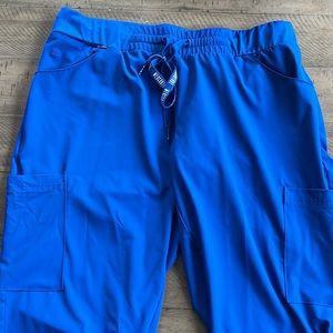 Med Couture Peaches Scrub Bottoms - Royal Blue